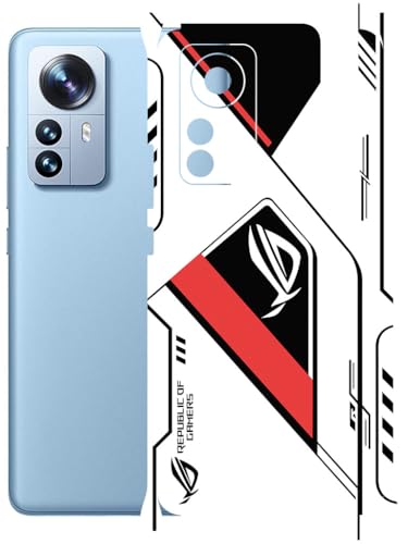 Image of AtOdds - Full Body Back Screen Guard Protector Film - Lamination Wrap Skin Sticker Compatible with XIAOMI Mi 12 PRO | Scratchproof Matte Finish (RogRed)