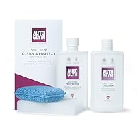 Autoglym Convertible Soft Top Clean & Protect Complete Kit - Convertible Roof Cleaner, Protector and Waterproofer - Fabric and Canvas Soft Top Moss, Mould & Stain Remover - Car Canvas Repair & Restore