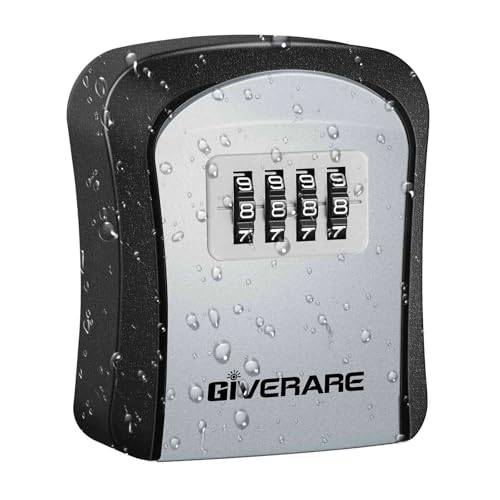 GIVERARE 4-Digit Combination Lock Box (Wall Mount)