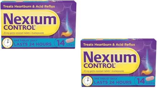 Image of Nexiiumm Control Heartburn and Acid Reflux Relief Tablets, 28 Count (14 x 2)
