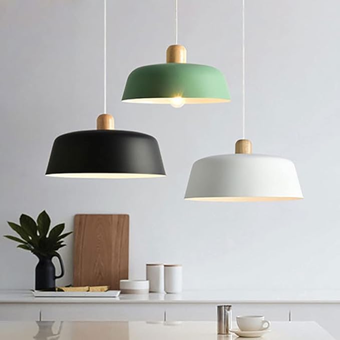 CSSYKV Nordic Industriële Kroonluchter Moderne Minimalistische Metalen Hout Art Opknoping Lamp Kleur Eetkamer Hanglamp Plafond Verlichtingsarmaturen Voor Woonkamer Verlichting photo 2