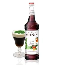 Monin - Irish Cream Syrup | Premium Syrup for lattes, Mochas & More | Clean Label with No Artificial Flavors, No Artificial Preservatives BPA-Free Glass Bottle, 750 ml