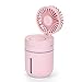xm-fengshan Mini-USB-Befeuchtungsventilator tragbarer Handventilator, pink