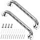 Binnan 30CM Haltegriff Dusche 2pcs,304 Edelstahl Badezimmer Haltegriff,Haltegriff Badewanne,Rutschfester Badezimmergriff Sicherheitsgriff Geeignet für Wandmontierte Toiletten Badezimmer Anti-Rutsch