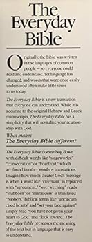 Hardcover W PUBLISHING GROUP The Everyday Bible: New Century Version: Clearly Translated for Life Book