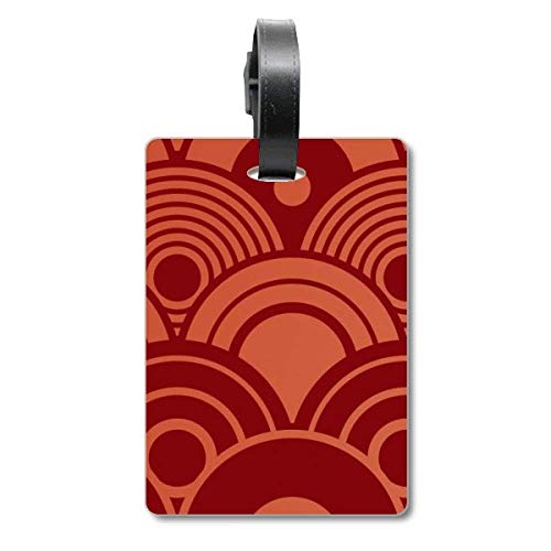 Étiquette valise de voyage motif vague pour retrouver votre bagage facilement