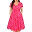 E020-pink Floral