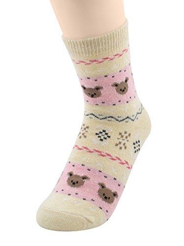 Image of Century Star Fuzzy Socks for Women 3-5 Pairs, Cozy Fluffy Slipper Sleep Warm Cloud Socks, Soft Winter Home Cabin Plush Birthday Gifts for Mom Wife Girlfriend
