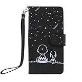 case for AQUOS sense8 SH-54D SHG11カバー アクロス センス8/ あくおすセンス8 ケース 手帳型 可愛い犬 流れ星 マグネット式 財布型 横置きスタンド機能付き カードポケット付き 全面保護 (A1, AQUOS sense8 SH-54D/SHG11)