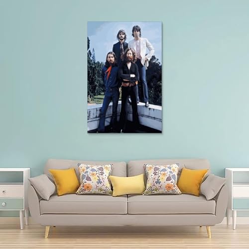 BBAUER Poster décoratif sur toile The Beatles – Impression d’art moderne pour chambre à coucher – 20 x 30 cm - Les Beatles, Paul McCartney, John Lennon, RIngo Starr, George Harrison BBAUER Poster décoratif sur toile The Beatles - Impression d'art moderne pour chambre à coucher - 20 x 30 cm – Image 3