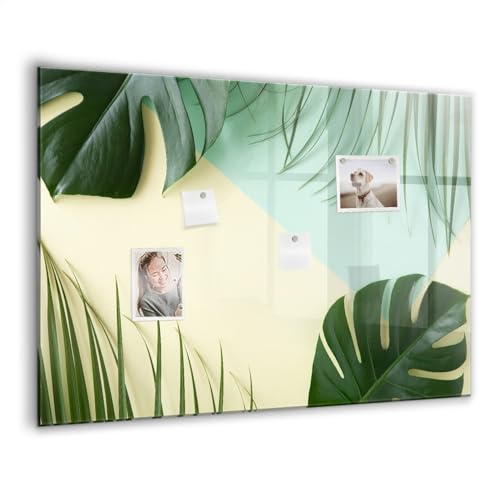 Tableau en verre magnétique 100x70 cm idéal bureau pour organiser vos projets