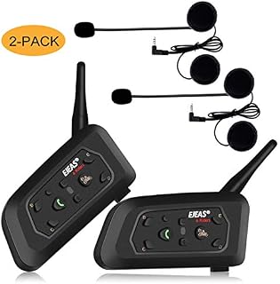 EJEAS V6 PRO Motorcycle Helmet Intercom Headset Bluetooth, Wireless Interphone System for Rider