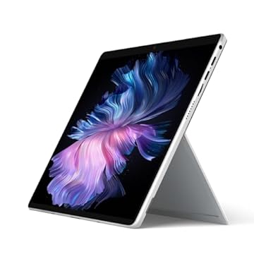 VGKE Laptop 2 em 1 com tela sensível ao toque, tablet PC IPS 3K de 12,3 polegadas com teclado magnético, Celeron J4125, até 2,7 GHz, 8 GB de RAM, SSD de 256 GB, USB tipo C, webcam, prata