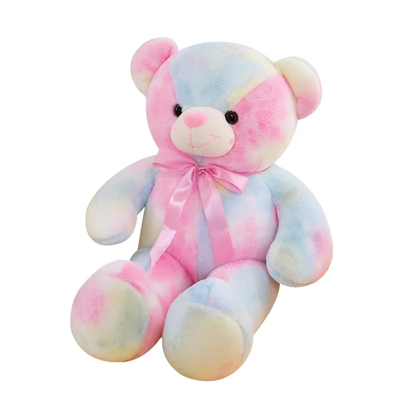 Image of RVA Super Soft Stuffed Rainbow Teddy Bear Plush Toy Teddy Bear Cuddly Baby Soft Toy for Girls, Women, Birthday, Wedding, Anniversary, Valentine's Day for Kids Girls & Boys Birthday Gifts (60 CM)