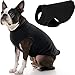 Gooby Stretch Fleece Vest Dog Sweater - Black, Large - Warm Pullover Fleece Dog Jacket - Winter Dog Clothes for Small Dogs Boy or Girl - Dog Sweaters for Small Dogs to Dog Sweaters for Large Dogs