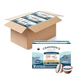 Picture of Cameron's Coffee Single Serve Pods, Eggnog Latte, Smooth Flavored Coffee, Sustainable, Small-batch Roasted, 12 Count (Pack of 6)