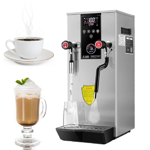 Espumador y vaporizador de Leche eléctrico con Pantalla LED para cafeterías, Tiendas de café, té y postres.