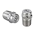 Tool Daily Pressure Washer Surface Cleaner Nozzle, Universal Replacement Screw Type Nozzle to Water Broom and Undercarriage Cleaner, 40 Degree, 4000PSI, 1/4''Male NPT