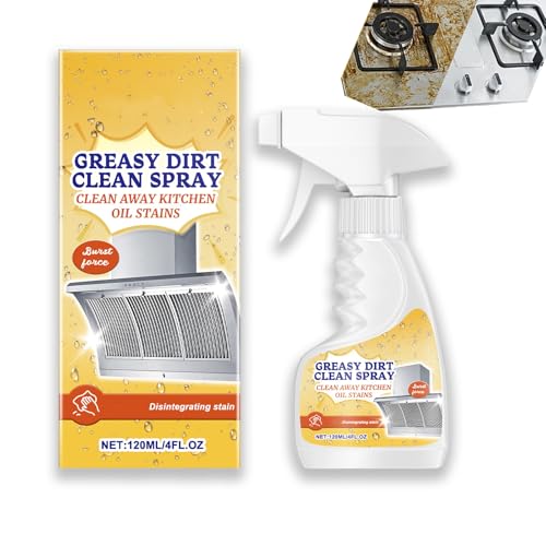 Rotateepic - Limpiador de espuma, limpiador de espuma multifuncional potente para cocina, espray de limpieza de manchas de aceite, aerosoles de manchas de aceite de cocina resistentes para horno