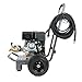Hyundai 4000 PSI Petrol Pressure Washer – 420cc 14hp Engine, AR Pump, 15L/min Jet Wash with Wheels & Hose for Driveways, Cars & Machinery