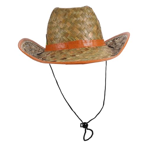Chapeau de paille homme large bord pour éviter les coups de soleil en voyage