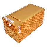 iMBAPrice 25#00 5"x10" Kraft Bubble MAILERS Padded ENVELOPES 5X 10 Inches - Total 25 Shipping Envelo