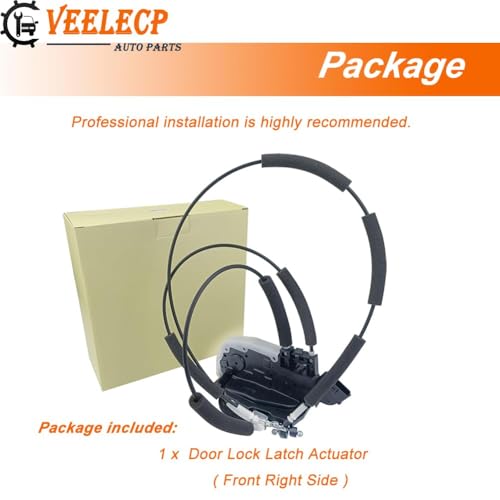 Image of Door Lock Actuator Compatible with 2011-2013 QX56, 2014-2015 QX80 Front Right Passenger Side