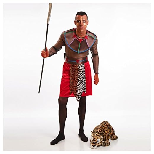 Disfraz de Guerrero Masái para hombre