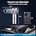 Handheld Vacuum Cordless, Car Vacuum Cleaner with Brushless Motor, Strong Suction Vacuum & Compressed Air Dusters with LED Light, Type C Port, Wireless Mini Portable Hand Vacuum Blower for Home, Pet