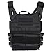 WarmHeartting Tactical MOLLE Vest Quick Release Adjustable for Military Airsoft Paintball CS Field Training Vest