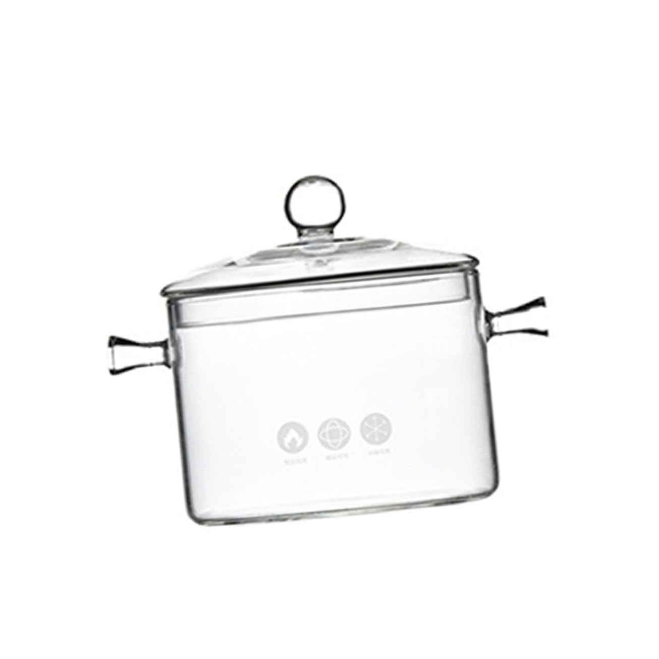 Casserole en verre anti-débordement de 1,5 L pour réussir toutes vos cuissons maison