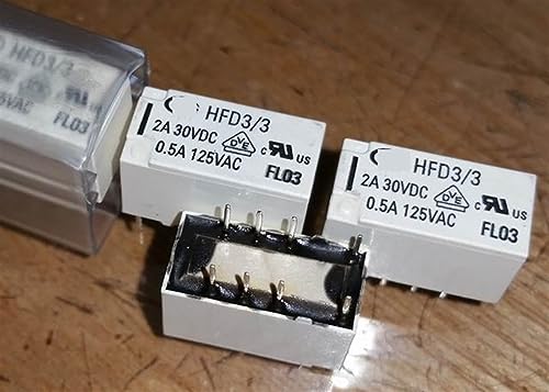 Relais HFD3 24V commutation stable 8 broches type TX2-2A