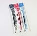 Pentel Refill Ink for EnerGel 0.7mm (XLR7) - Set of 3color / 10pcs : Black (6) + Red (2) + Blue (2)