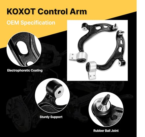 Koxot 2Pcs MS401121 MS401122 Front Lower Control Arm and Ball Joint Assembly Fit For Ford 2010-2012 FLEX/TAURUS, Replacement for LINCOLN 2010-2012 MKS, 2010-2012 MKT, Left & Right Suspension Kit by Koxot - Used condition - Image 4