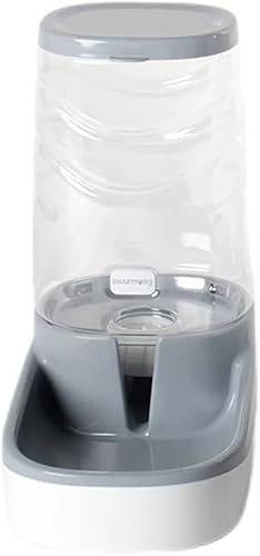 Cuenco de agua por gravedad de 3.8 L - Dispensador automático de agua para mascotas para perros y gatos