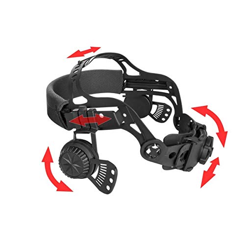 Foto von Proteco-Werkzeug® PRO 800 Automatik Schweißhelm XXL Sichtfeld Solar Schweisshelm Schweissmaske Schweißschild Automatikhelm AKTION inkl. 10 Ersatzscheiben in unserem Shopwert von € 29,50