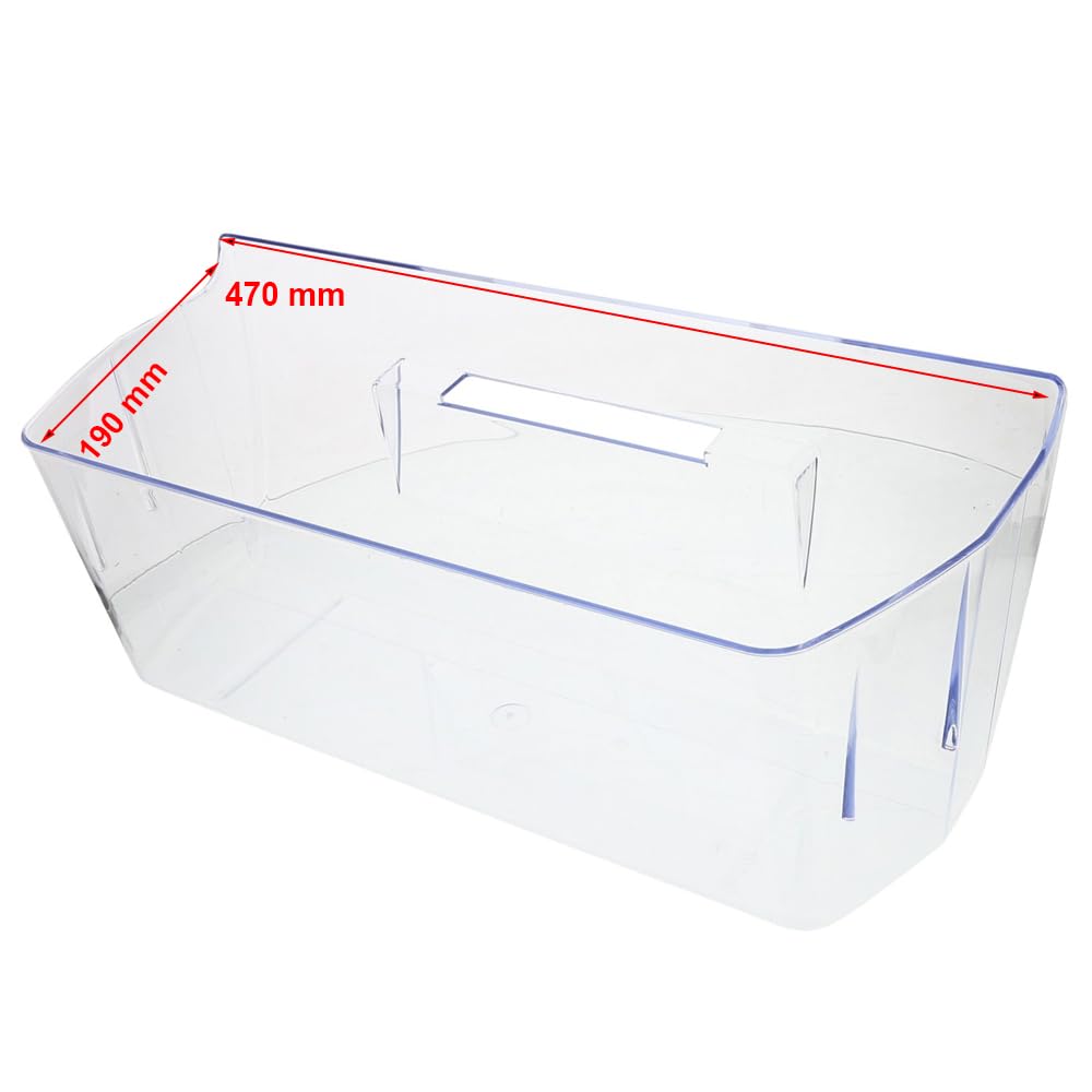Cassetto Verdura 470x190x170 mm Compatibile Per Frigorifero Whirlpool Ariston Aeg Ed Ulteriori