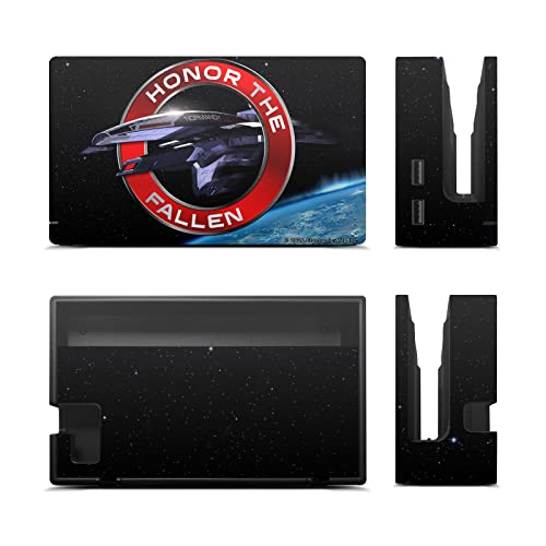 Skin Nintendo Switch Mass Effect Solution Anti-Traces Autocollant Vinyle Dock