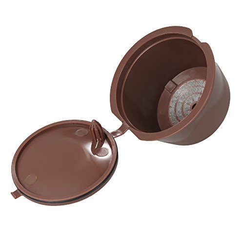 Anself 3pcs / set Cápsula de café Dolce Gusto Filtro de café Reusável Dolce Gusto Cápsula de café co