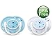 Philips AVENT BPA Free Nighttime Infant Pacifier, 0-6 Months, Colors May Vary, 2-Count