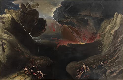 Impression d'affiches John Martin pour salon moderne toile décoration murale grand format