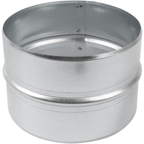 Vent Systems 6'' Inch Galvanized Steel Duct Connector - Round Ventilation Duct Extension thumb #7