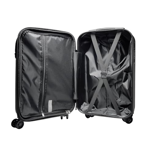 Gshield Mala de Bordo Armor para Viagem em ABS Padrão ANAC c/ 4 Rodas Duplas 360°, 20 polegadas Leve