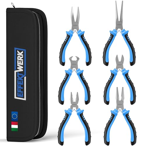 MANIGLIE ERGONOMICHE ANTISCIVOLO - Le impugnature in gomma antiscivolo con impugnature confortevoli offrono comodità di presa; Dotato di doppia molla per l'apertura automatica della pinza ti assicura di lavorare con la massima facilità in tutti i tuoi progetti
