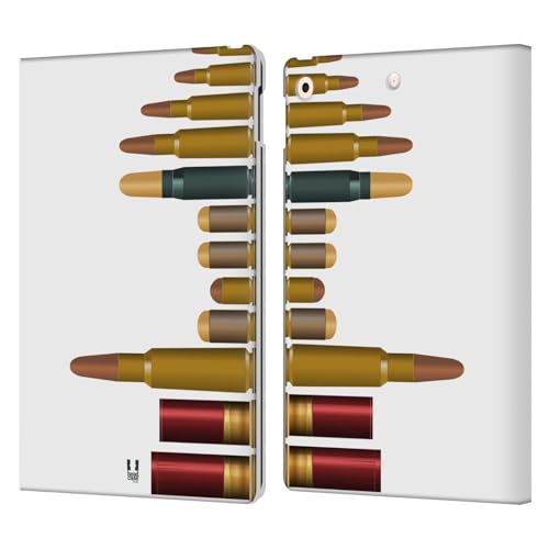 Housse iPad 10.2 cuir premium Head Case Designs finition Slugs
