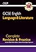New GCSE English Language & Literature Complete Revision & Practice (with Online Edition and Videos) (CGP GCSE English) GC GP günstig Kaufen-New GCSE English Language & Literature Complete Revision & Practice (with Online Edition and Videos) (CGP GCSE English)