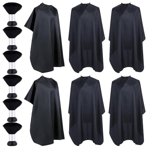 Capa impermeable de peluquería ORIGACH 6 piezas negro 120x140cm