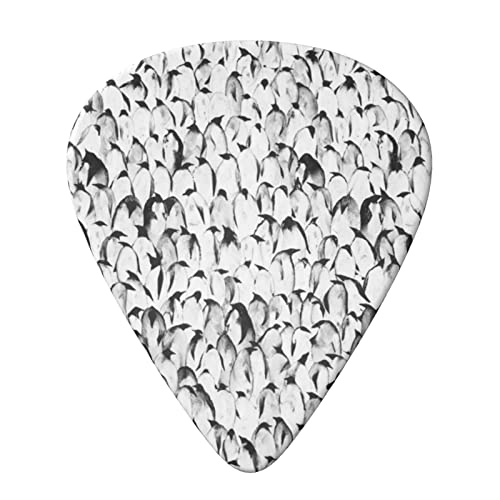 Élégant ensemble de 6 médiators de guitare à motif de pingouins pour guitare acoustique, guitare électrique, basse… - Les Beatles, Paul McCartney, John Lennon, RIngo Starr, George Harrison Élégant ensemble de 6 médiators de guitare à motif de pingouins pour guitare acoustique, guitare électrique, basse… – Image 3