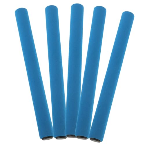 KOMBIUDA 5pcs Relay Sticks Soft Sponge Material Durable for Outdoor Sports School Competitions