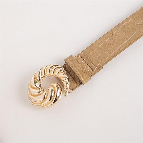 Waist Belt Conch Buckle for Cowgirl With Lace Vintage Belt Hot Girl WaistChain Skinny Solid Color Belt4